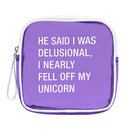 Sac à cosmétiques en vinyle Say What