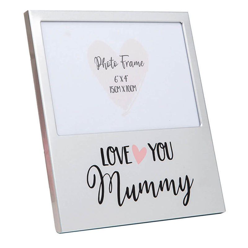 Cadeaux de fête des mères Cadre photo en aluminium Love You