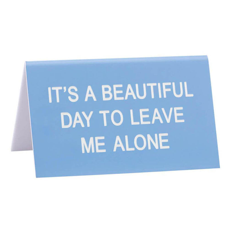 Grande enseigne de bureau Say What