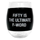 Zeg wat stengelloos wijnglas stoort