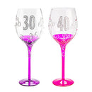 Birthday Clear Wine Glass