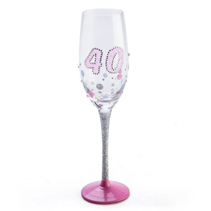 Birthday Sparkle Champagne Flute