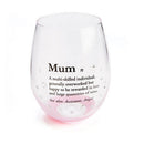 Definition Stemless Wine Glass