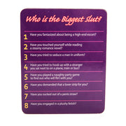 Who is the Biggest Slut? Drinking Game
