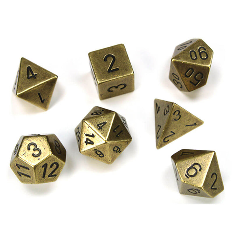 Chessex Polyédrique 7-Die Metal Set