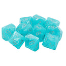 Chessex D10 Polyedrale 10-die cirrus set