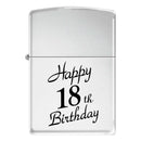 Briquet Zippo Birthday en chrome poli