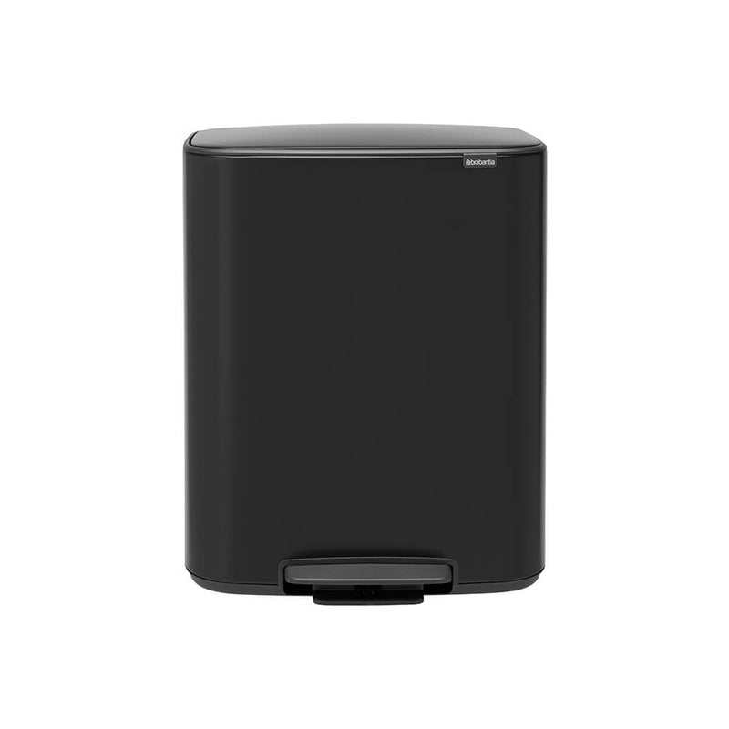 Brabantia bo 2 compartiment pedaal bin 30l