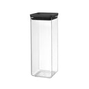 Brabantia stapelbare vierkante bus 2.5L