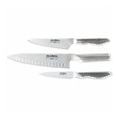 Global Knives roestvrijstalen messenset (3 stcs)