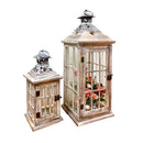 Classical Wooden Candle Holder Lantern