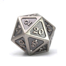 D20 Die Hard Dice Metal Mythica Battleworn (single)