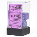 D7 Die set dobbelstenen gespikkeld poly (7 dobbelstenen)