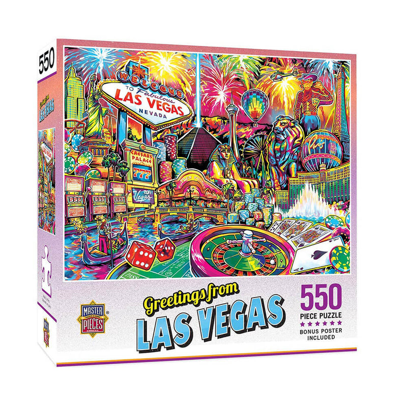 Masterpieces puzzel (550 stuks)