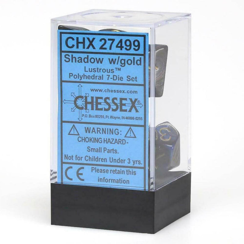 D7 Die Set Dice Lustrous Poly (7 dés)