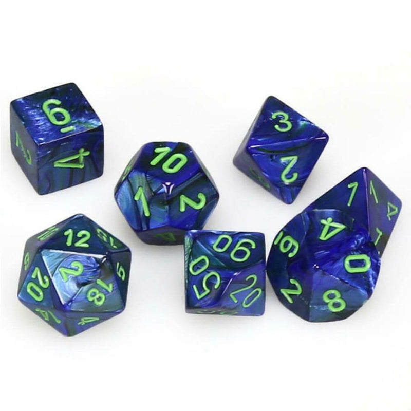 D7 Die Set Dice Lustrous Poly (7 dés)