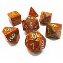 D7 Die Set Dice Glitter Polyhedral (7 dés)