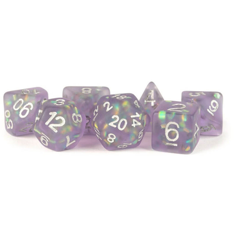 MDG Icy Opal Dice Set 16mm Poly