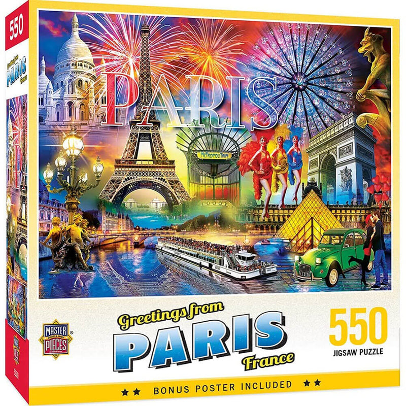 Masterpieces Groeten van 550 pc puzzel