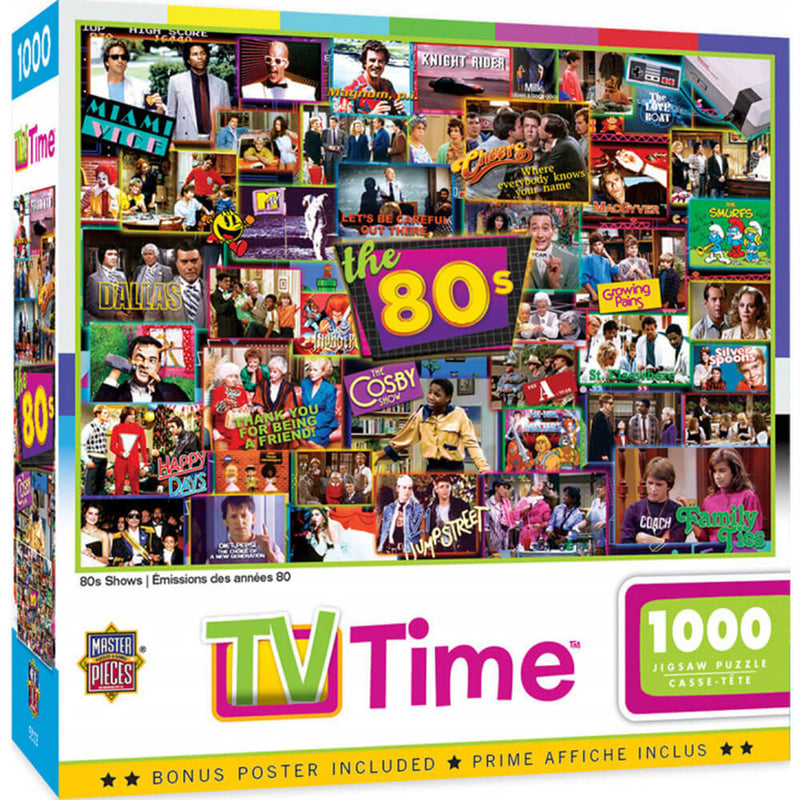 Puzzle 1000 pièces MasterPieces TV Time Shows