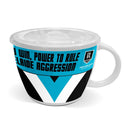 Tasse à soupe AFL avec couvercle