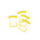 Arnos Tubeclip File Fastener Yellow (500pk)