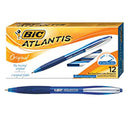 Bic Atlantis Stylo rétractable Pointe moyenne (12pk)