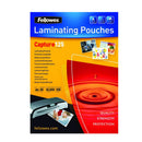 Fellowes pochettes de plastification brillantes A4 25pk