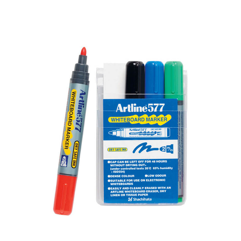Artline Marqueur Tableau Blanc 3mm Balle Assortiment