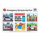 Leren kan leuke placemat zijn