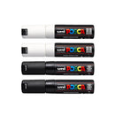 Uni posca 8mm tip marker diverse (4pk)