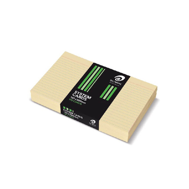 Cartes du système ligné olympique (100pk) 8x5