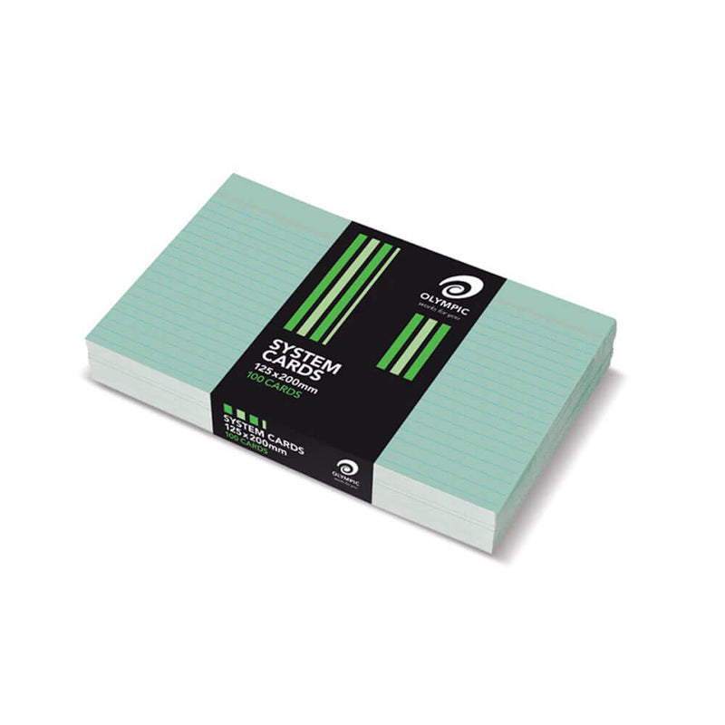 Cartes du système ligné olympique (100pk) 8x5