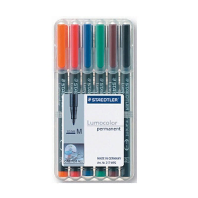 Staedtler 317 Marqueur permanent moyen assorti