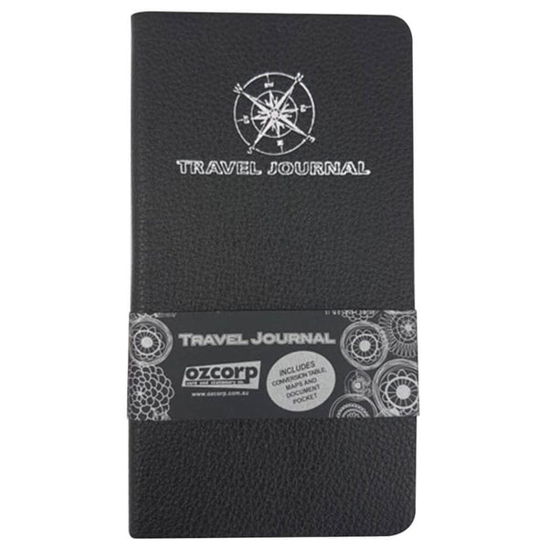 Ozcorp Soft Cover Slim Travel Journal (Black)