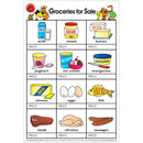 Learning Can Be Fun Groceries for Sale Poster