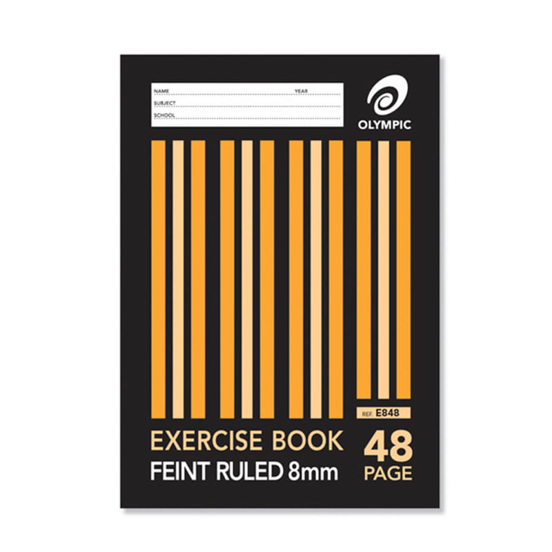 Cahier d'exercices ligné Olympic A4 8 mm (paquet de 20)